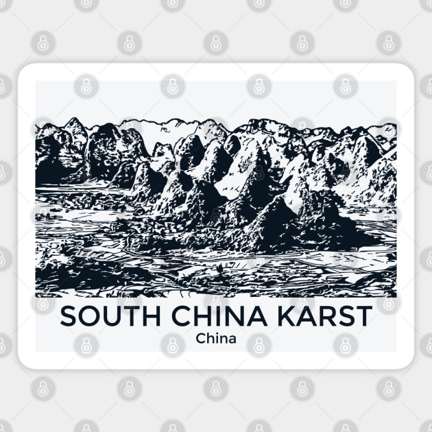 South China Karst - China Magnet by Lakeric